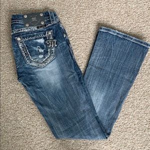 Miss Me jeans, bootcut style. Worn a few times, in great condition!